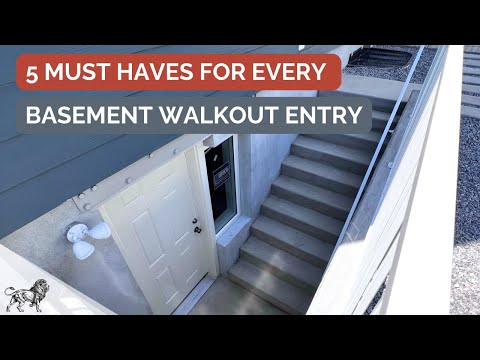 5 Must Haves for Every Basement Walkout Entry