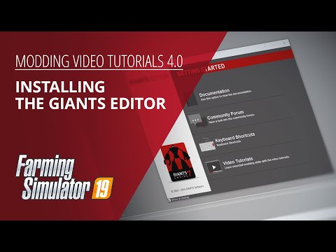 Installing the GIANTS Editor