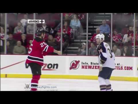 Eric Boulton vs Andrew Peters Dec 28, 2009