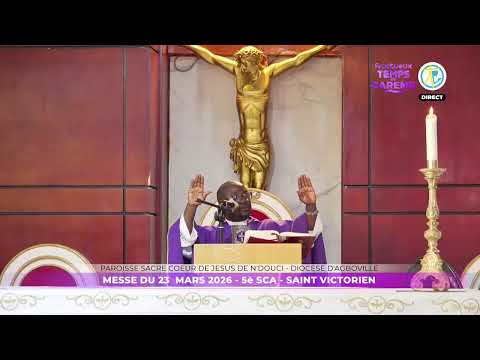 Messe de 6h20 du 23 mars 2026 en direct de la paroisse Sacré Coeur de Jésus de Ndouci