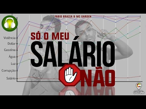 Só o Meu Salário Não (Música e Letra) - Fabio Brazza e MC Garden