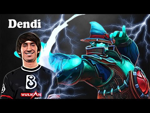 Dendi - Storm Spirit Midlane | Dota 2 7.28b Gameplay #2