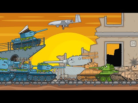 Zombie Hordes Attack | Cartoons about Tanks