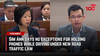Sim Ann says no exceptions for holding phones while driving under new road traffic law