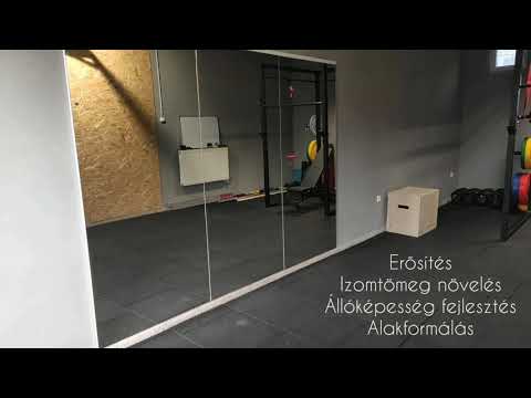 Pethe Sándor edző - terem bemutató