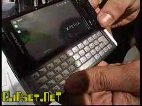 sony ericsson xperia x1 MWC