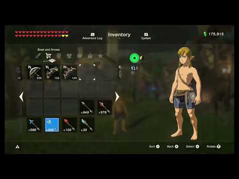 Corrupting 9 Weapons At Once - Weapon Modifier Corruption - Breath of the Wild