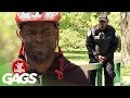 Cop Falls Right On His Junk Prank
