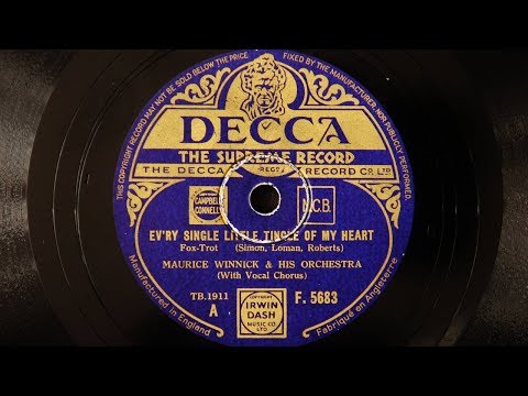 Maurice Winnick and His Orchestra – Every Single Little Tingle Of My Heart