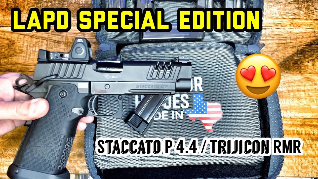 Staccato P 4.4 LAPD Edition: Performance with Trijicon RMR【Gun42】