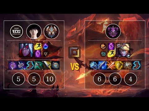 EDG Hope Varus vs Ezreal Bot - KR Challenger Patch 10.11