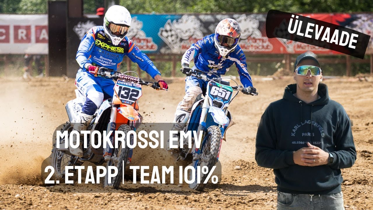Motokrossi EMV II etapi ülevaade - Pärnu Kuningas 2023 | Team 101%