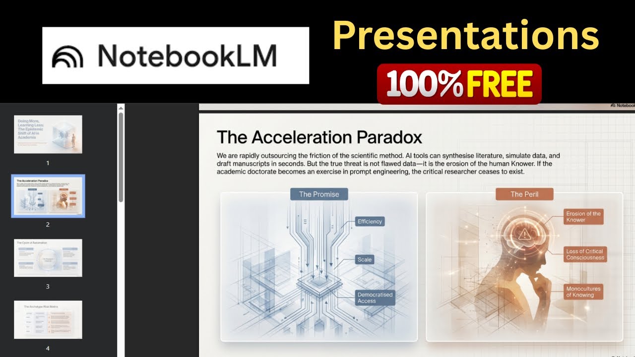 How to Create Insanely Good Presentations with NotebookLM for Free 