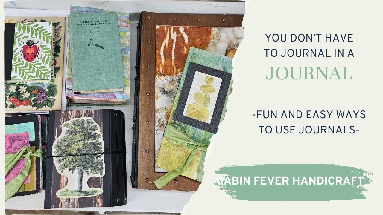 You don't have to journal in your journal! - Fun and easy ways to use journals