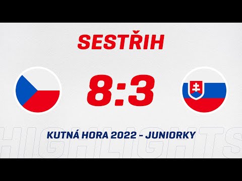 Sestřih utkání: Česko WU19 - Slovensko WU19 8:3 (24. 4. 2022)