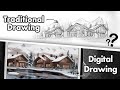 TRADITIONAL drawing or DIGITAL art? - The pros and cons | Art & Architecture
