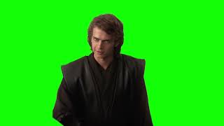 Anakin Skywalker "hold on, this whole operation was your idea" Star Wars green screen