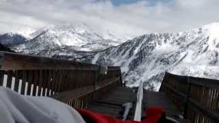 preview picture of video 'Luge montgenèvre descente complète hiver'