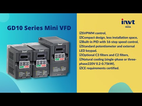 Invt Gd10 Series Mini Vfd Drives