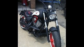 NEW UPDATED 2012 Victory High Ball / Zoomies Exhaust / S&S Air Intake / LED Turn signals / Sissy Bar