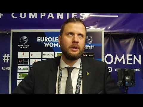 2020.12.15. Sopron Basket - Galatasaray, Gáspár Dávid értékel