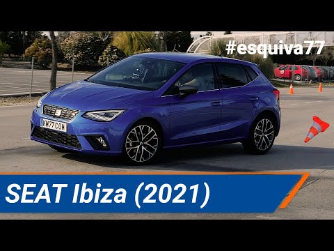 SEAT Ibiza (2021) – Maniobra de esquiva #esquiva77 (moose test) | km77.com