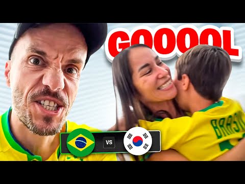 ASSISTINDO AO JOGO DA COPA NA CASA DE AMIGOS