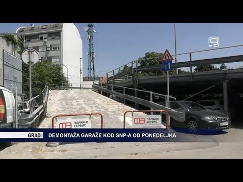 Демонтажа гараже код СНП-а од понедељка („Инфо”, Канал 9, 23. 1. 2026.)
