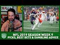 Week 9 Picks Against the Spread, Best Bets, Gambling Advice| Pick Six Podcast