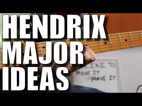 Jimi Hendrix Style Major Ideas - How to Solo on Guitar  - Guitar Tutorial