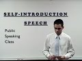 Introduction Speech (Public Speaking Class)