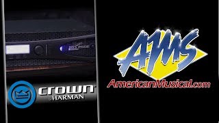 Video thumbnail for Crown XLS2502 Overview - Crown XLS2502 DriveCore 2 Power Amplifier by American Musical Supply