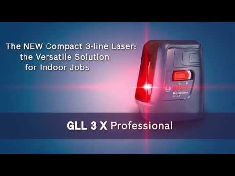 BOSCH  GLL 3 X Line Laser
