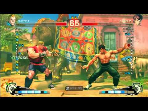 SSF4 Rank Match  aobon (AB)  vs  kimrandy (FE)