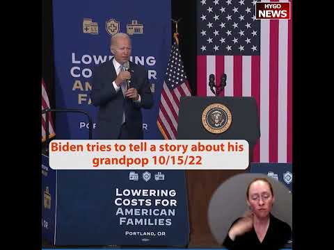 Biden Garbles Family Saying in Portland, Then Calls Economy 'Strong as Hell' Over Ice Cream (October 15, 2022)