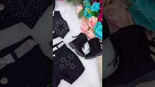 Vídeo de Conjunto Menina Blogueirinha Boiadeira Preto