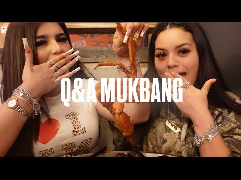Q&A SEAFOOD MUKBANG ft. my nail tech