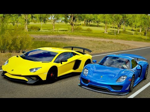 Porsche 918 Spyder De 1600CV Acelerando Forte Em Golias - Forza Horizon 3 GoPro