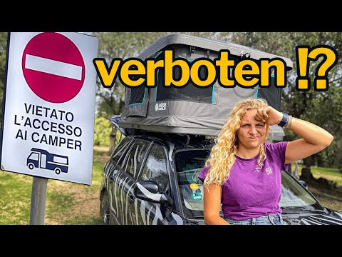 Wildcampen mit DACHZELT - So ist es wirklich...(Vanlife mit Dachzelt)