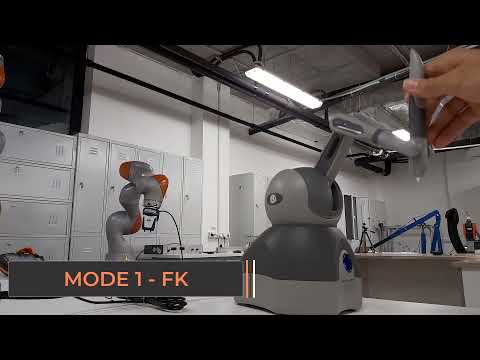 Bilateral teleoperation — KUKA iiwa and Touch haptic device 