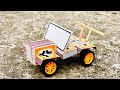 How To Make JEEP At Home DIY MatchBox Kutty Bommai