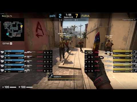 Pov KSCERATO (20/18) CS GO DEMO - MIRAGE - 16 FURIA VS 12 PAIN (DreamHack Masters Spring 30/04/2021)