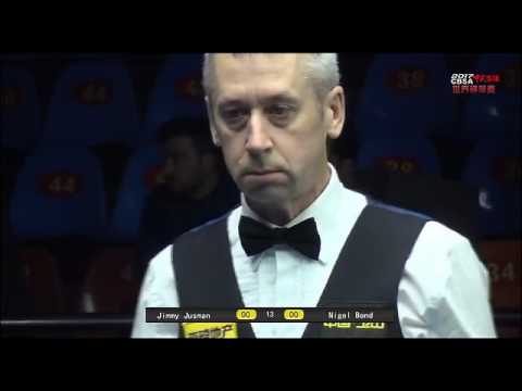 Nigel Bond VS Jimmy Jusman -  Men - 2017 Chinese Billiards World Championship