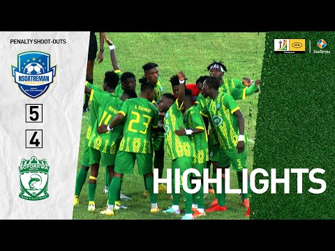 Nsoatreman fc 1 (5) - 4(1) Bofoakwa Tano | Highlights   |Mtn Fa Cup | Finals
