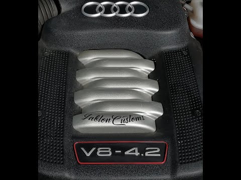 Audi S6 C5 4.2 V8 active exhaust - cold start, review, acceleration (pure V8 sound)