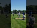 College Coaches Showcase 06/15/21. blue shirt pitching on the Right. Mason Smith  Part 2