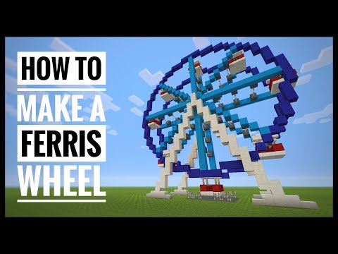 Minecraft Tutorials: How to Make a Ferris Wheel!