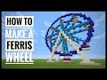 Minecraft Tutorials: How to Make a Ferris Wheel!