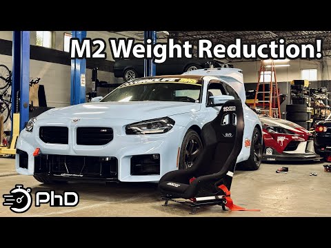 2023 BMW M2 Weight Reduction with Battery & Bucket Seat!! - Project M2 TA