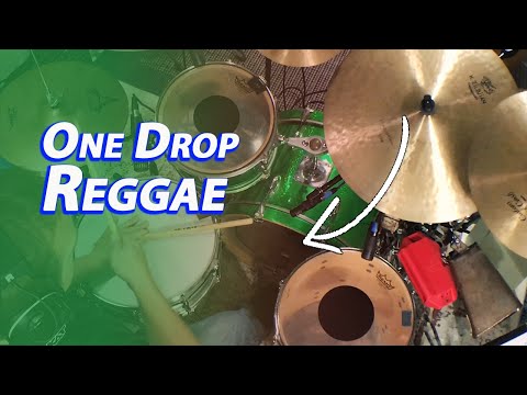 One Drop Reggae Drum Beat - 6 Variations - Lesson